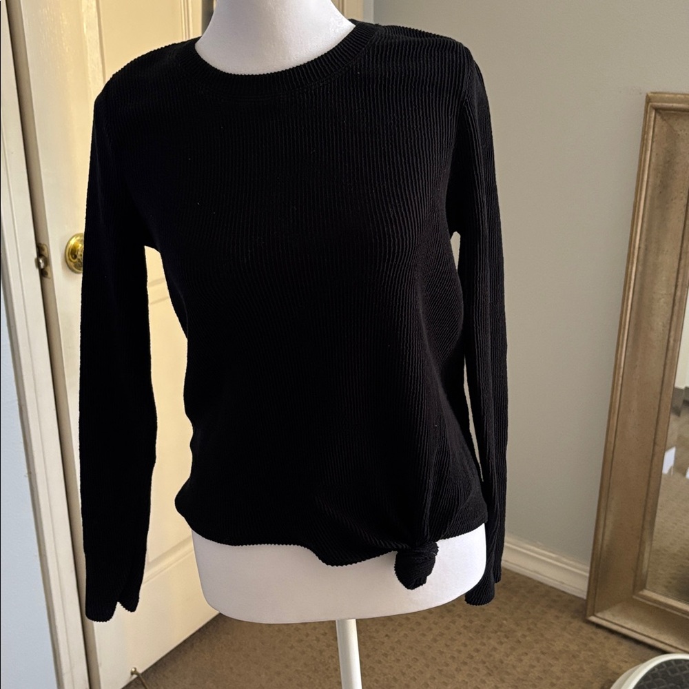 Madewell Black Knit Top